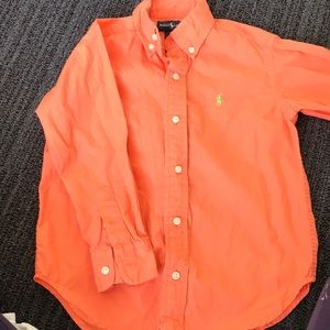 Boys orange shirt